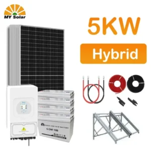 أفضل نظام طاقة شمسية منزلية من تكنولوجيا الطاقة الشمسية 5kw - ماي سولار